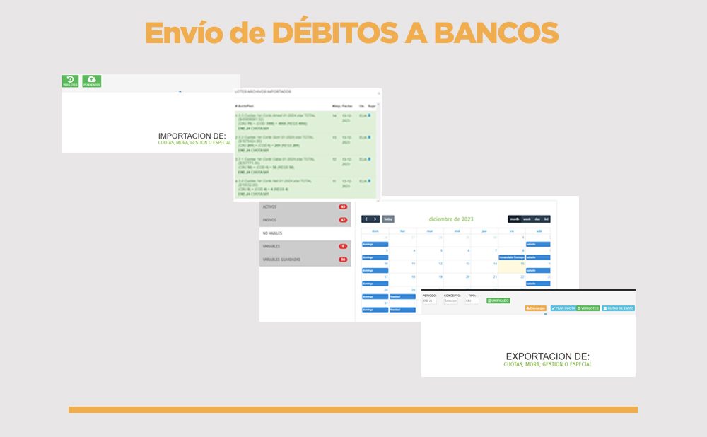 Generación automática de débitos de cuotas para el banco